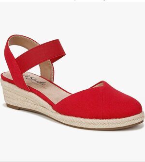 LifeStride Kimmie Espadrille Wedge Shoe size 9 NWT!